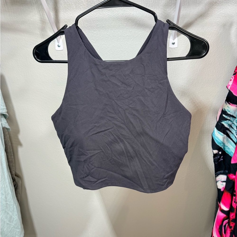 Women's Black Crop Top